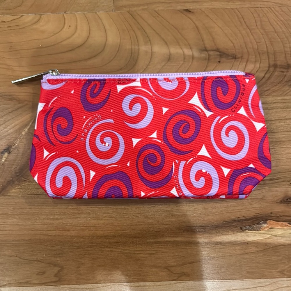 Red and Purple Swirl Pattern Clutch